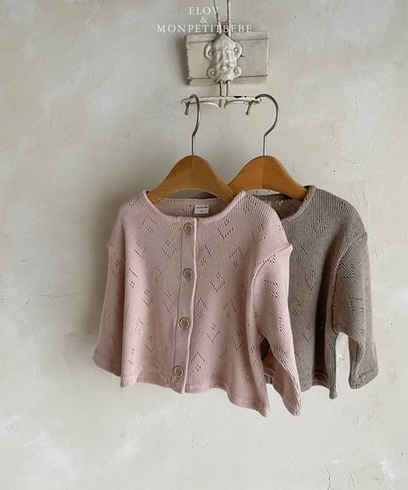 7[予約]elov&monpetitbebe nuvia cardigan
