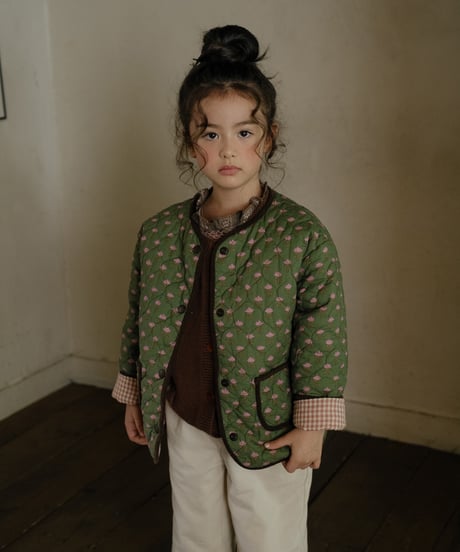 2[予約]OREN breeze check padded jumper