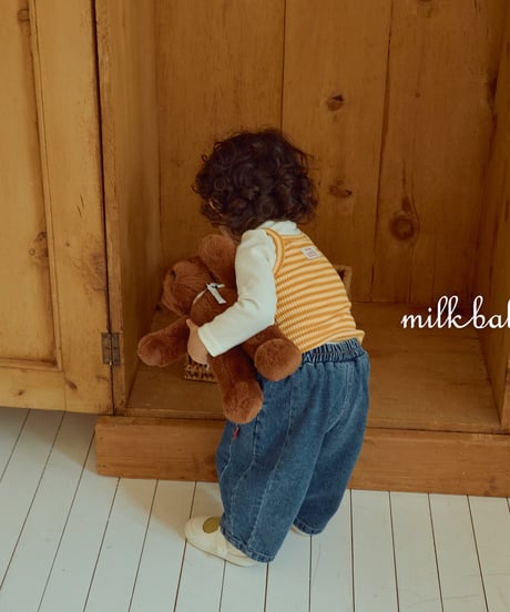 10[予約]milkbalm round denim pants