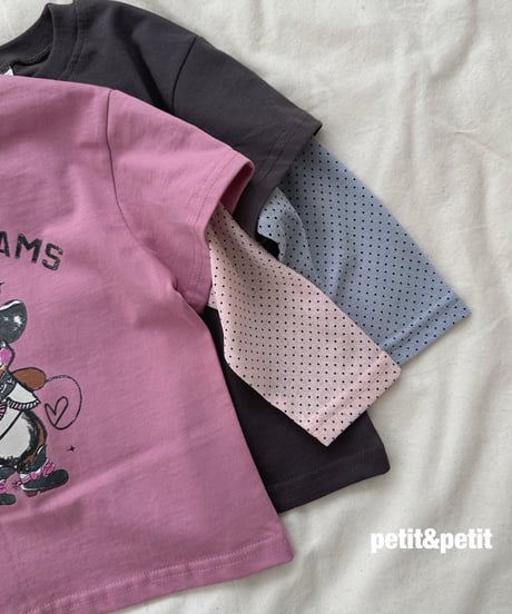 8[予約]petit&petit cowgirl layered t