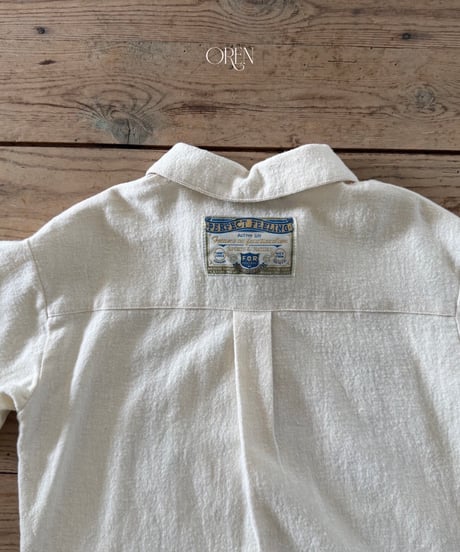 22[予約]OREN edwin embroidered shirt