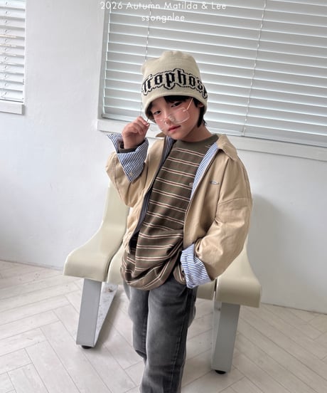 39[予約]matilda&lee daily border tee