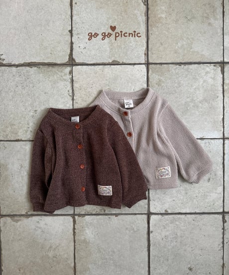 1[予約]go go picnic popo cardigan