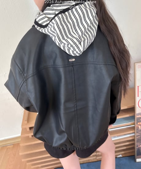 88[予約]matilda&lee leather blouson