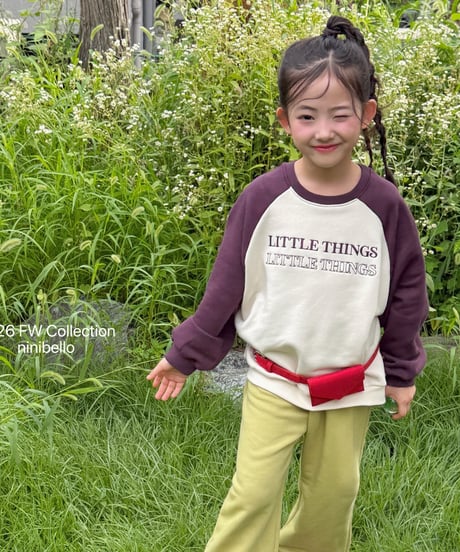 20[予約]ninibello little bear raglan mtm