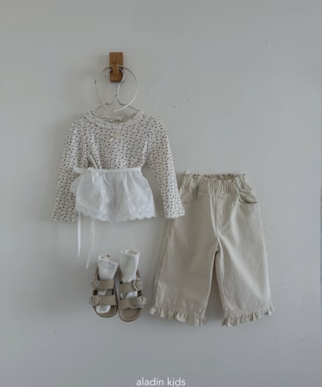 9[予約]aladin delicate lace pants