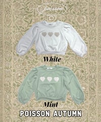 9[予約]poisson heart applique mtm