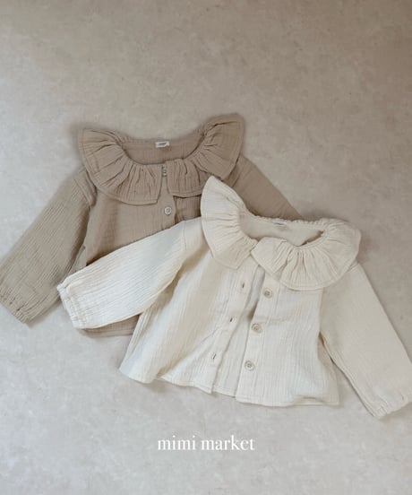 19[予約]mimi market outback frill shirt