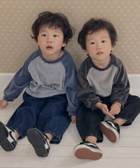 14[予約]送料無料 the beige velvet striped tee