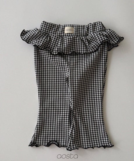 63[予約]Aosta kiki frill pants