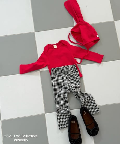 2[予約]ninibello mochi rabbit bonnet(baby)