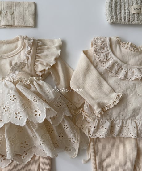 23[予約]Aosta lace cancan blouse