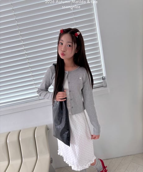 9[予約]matilda&lee apple rib cardigan
