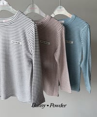 36[予約]bunny powder cotton tee