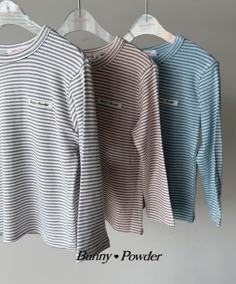 36[予約]bunny powder cotton tee