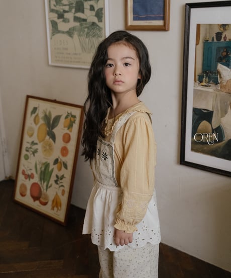 16[予約]OREN olive garden lace apron