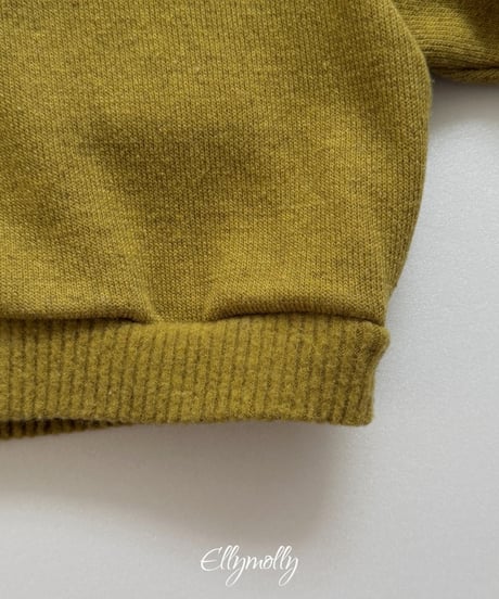 9[予約]ELLYMOLLY ardennes wool half zip
