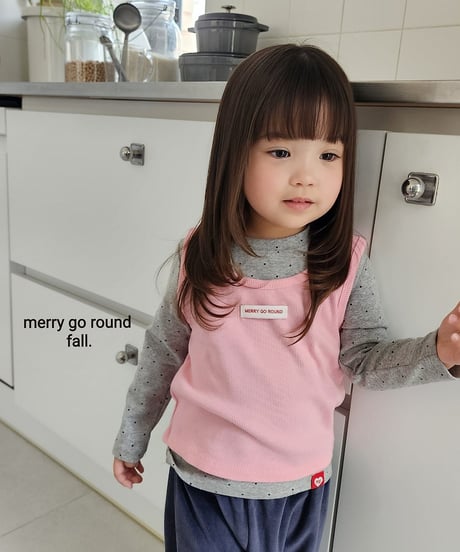 9[予約]merry go round kinder vest set