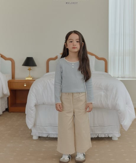 43[予約]melikey cotton wide pants