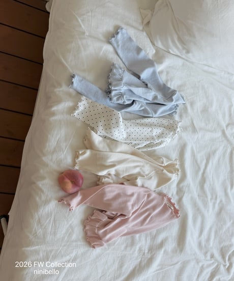 6[予約]ninibello witty frill tee(12m-2XL)