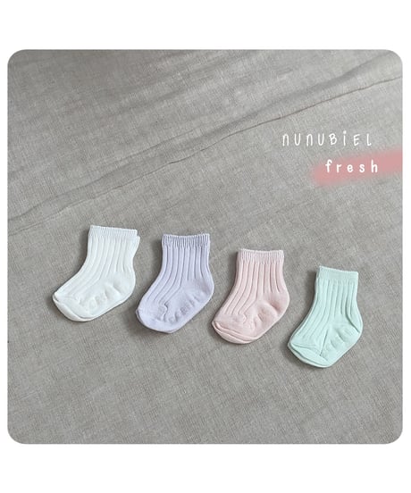 51[予約]nunubiel rib socks