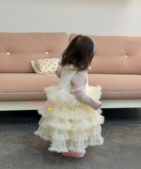 15[予約]ololala princess tiered dress