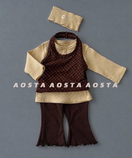 50[予約]Aosta jelly waffle pants