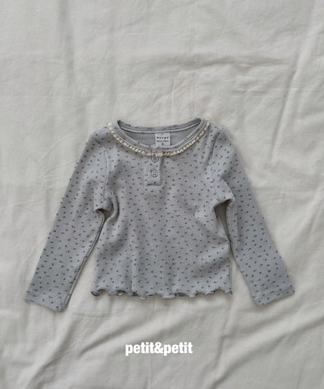 3[予約]petit&petit lisa flower t
