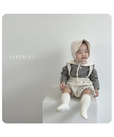 19[予約]nunubiel bebe check blouse