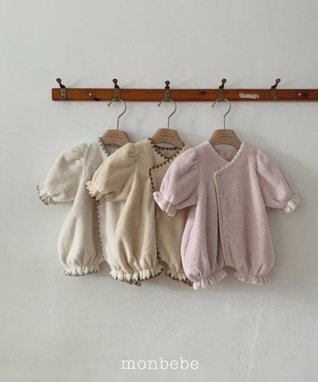 14[予約]monbebe mink fur glory romper