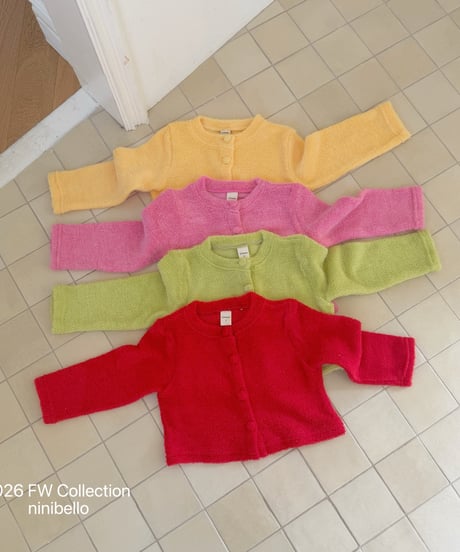 10[予約]ninibello star candy cardigan