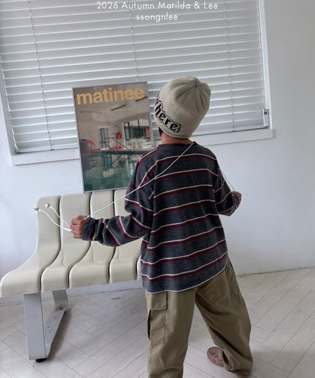 31[予約]matilda&lee happy border knit