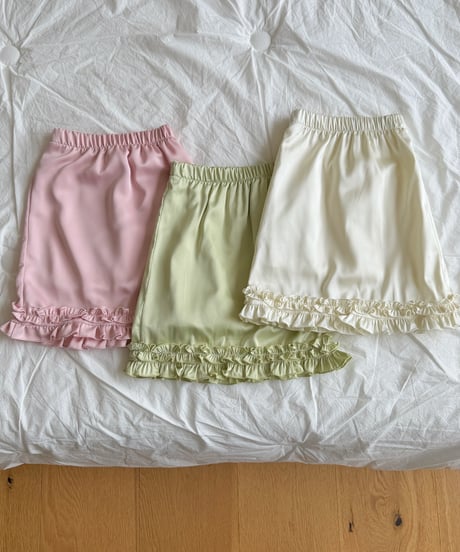 30[予約]ninibello miko satin skirt