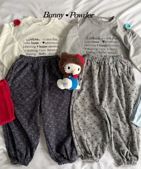 33[予約]bunny powder warm heart tee