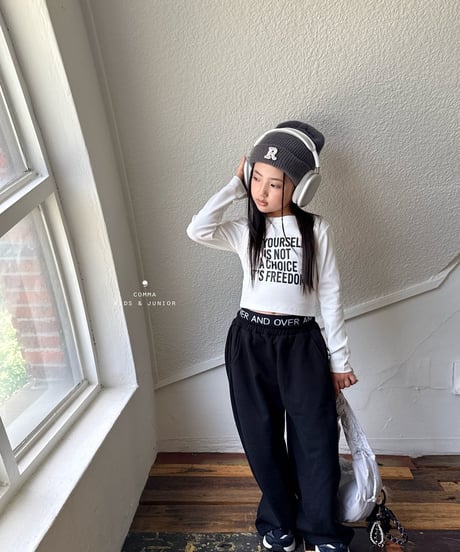 4[予約]COMMA sagging pants