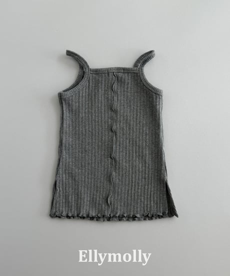39[予約]ELLYMOLLY dudu rib layer camisole