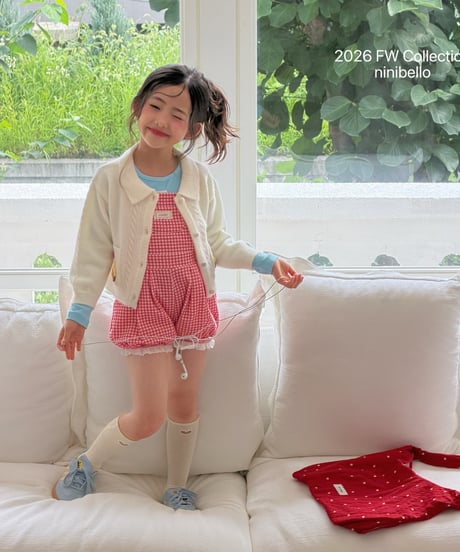 51[予約]ninibello cupcake knit cardigan