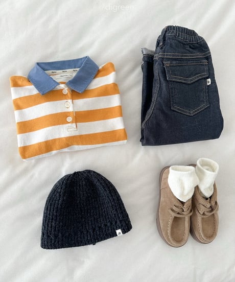46[予約]digreen eyelet beanie