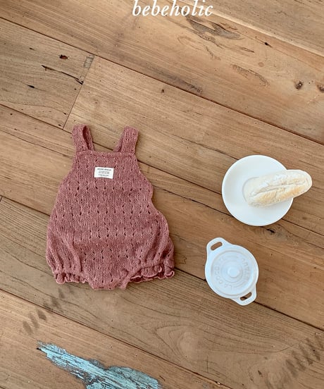 44[予約]bebeholic honey knit suit
