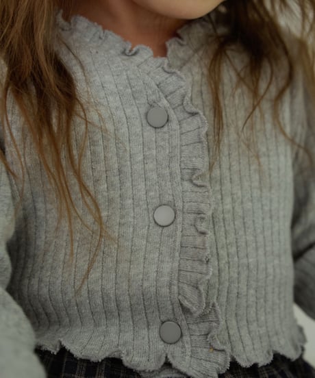 3[予約]momoann rib cardigan