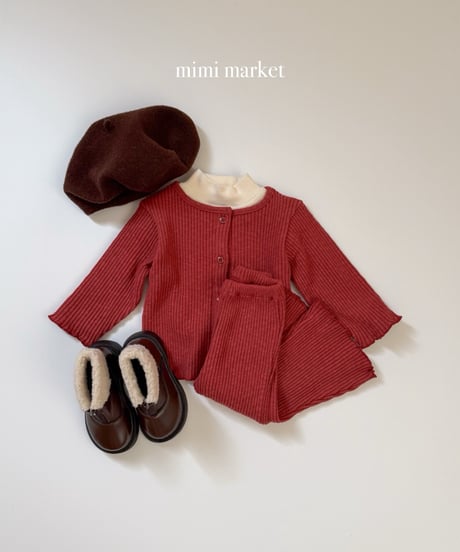 6[予約]mimi market peach turtleneck