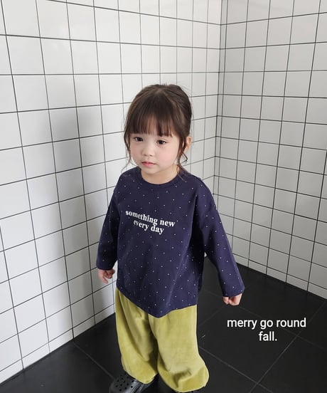 21[予約]merry go round mini dot t-shirt