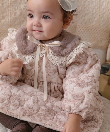 47[予約]OREN merry lulu padded dress(baby)