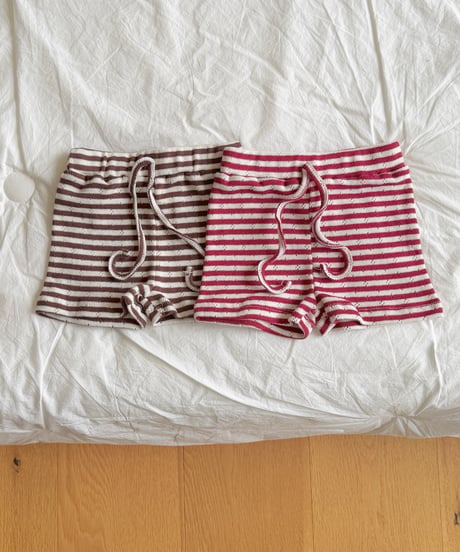 9[予約]ninibello tammy stripe shorts