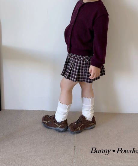 79[予約]bunny powder lovely knee socks