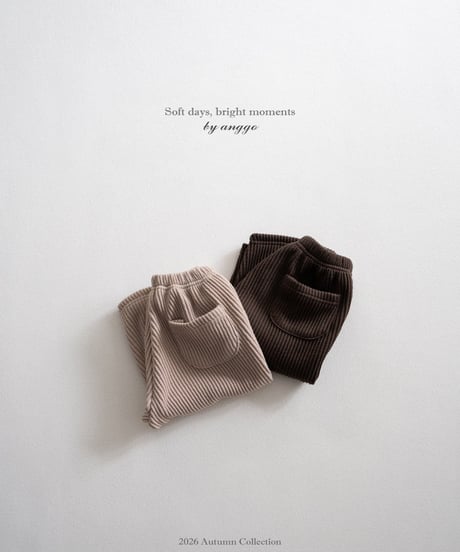 13[予約]anggo pompom pants