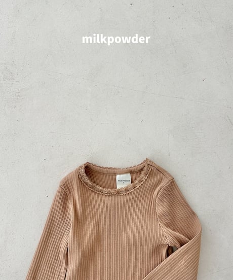 8[予約]milkpowder soft tee