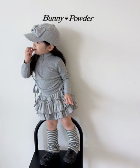 54[予約]bunny powder waffle tiered bloomers