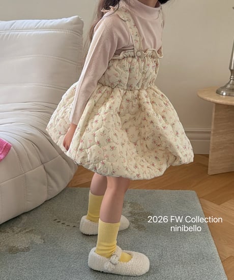 53[予約]ninibello picnic quilting dress