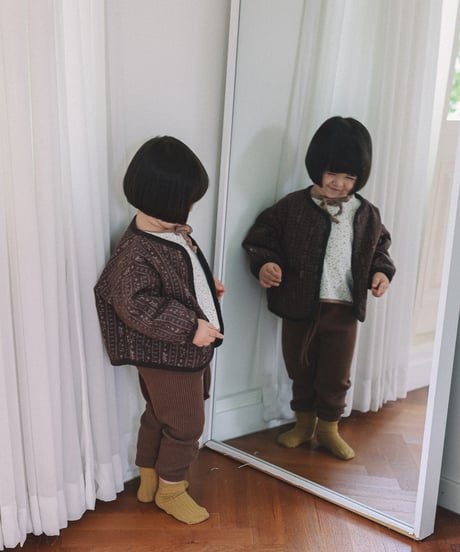 29[予約]onu picture quilted jumper